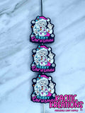 MERRY CHRISTMAS SILICONE FOCAL D443 (1ct)