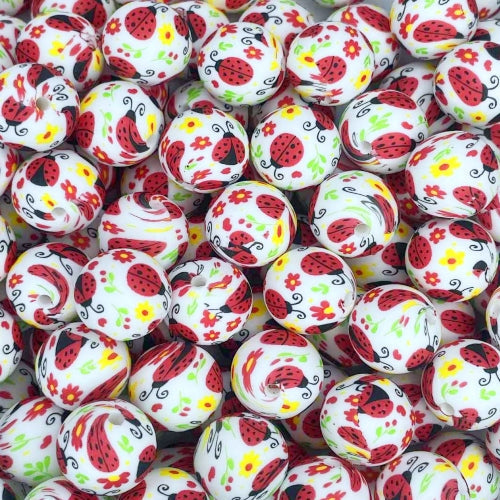 P687 LADYBUG 15MM PRINT (10ct)