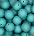 (DISCONTINUED) #148 CARIBBEAN TURQUOISE MARBLE 15MM SOLID (10ct)