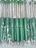 BEADABLE PLASTIC PEN SOLID DARK SAGE B21 (1ct)