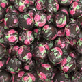 P611 DEEP FLORAL 15MM PRINT (10ct)