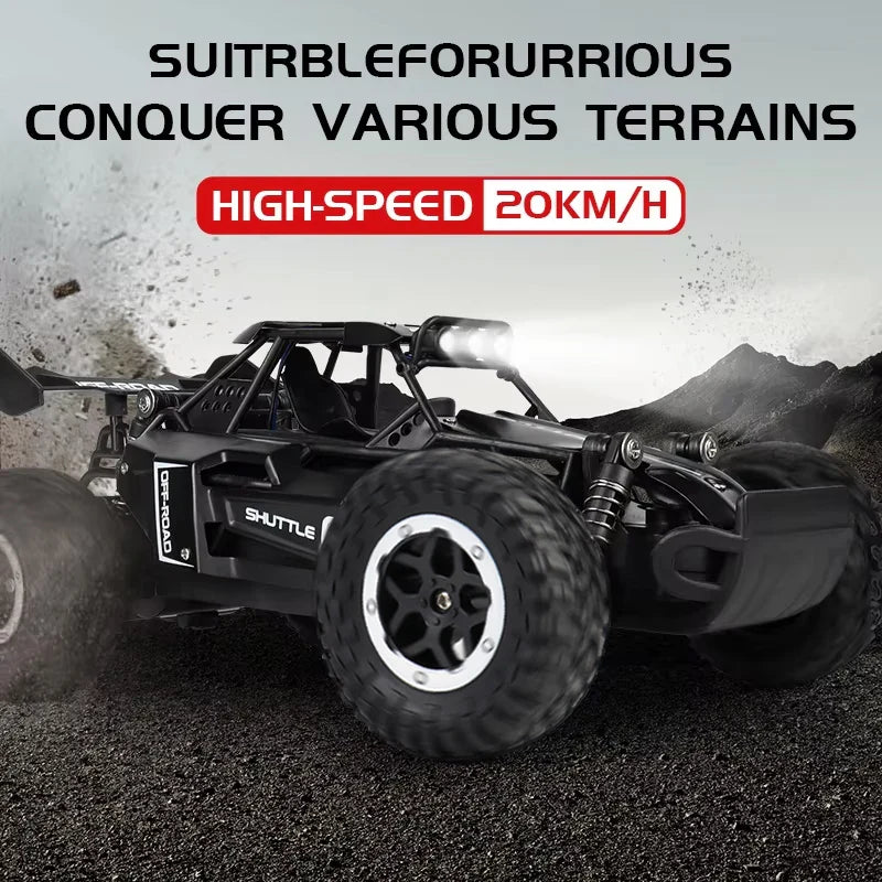 ZWN 1:16/1:20 RC Car 2WD Off-Road Remote Control Car with LED Light
