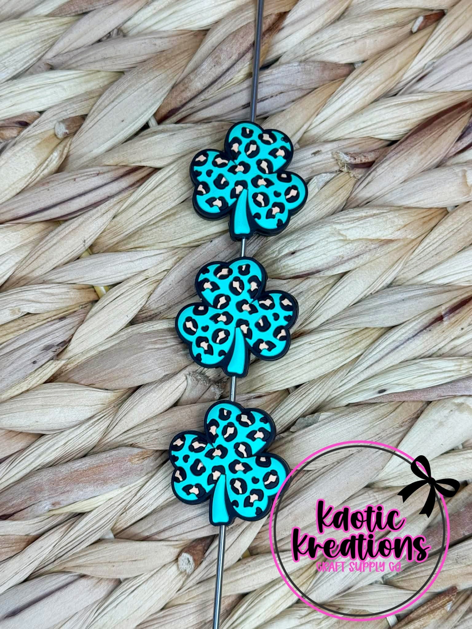 LEOPARD CLOVER SILICONE FOCAL D222 (1ct)